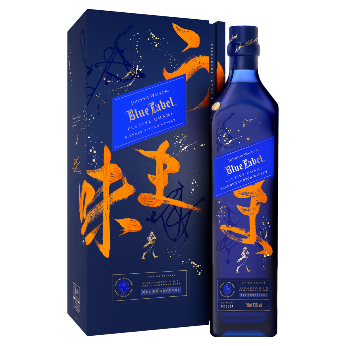 Whisky Escocês Blended Blue Label Elusive Umami Johnnie Walker Garrafa 750ml