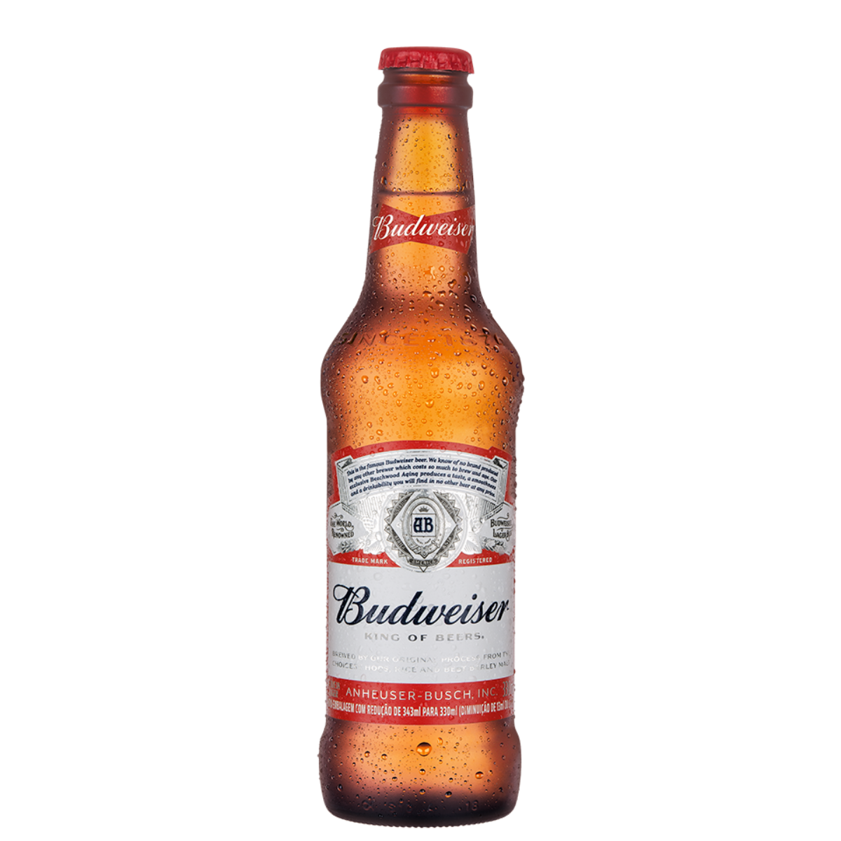 Cerveja Budweiser American Lager 330ml Long Neck