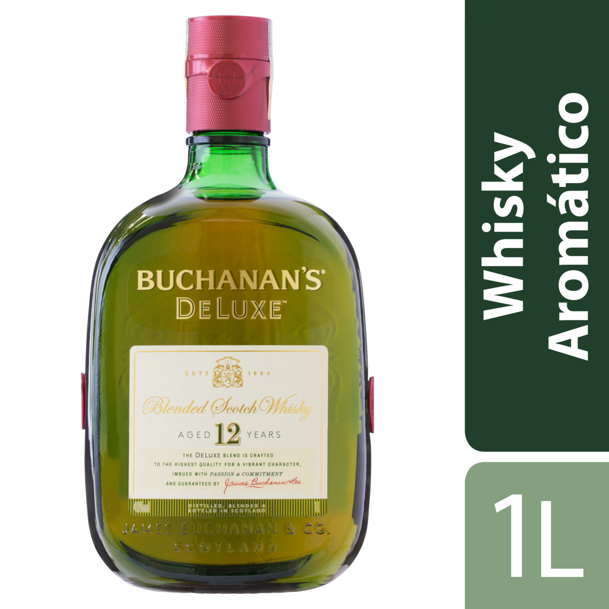 Whisky Escocês Blended Buchanans Deluxe Garrafa 1l