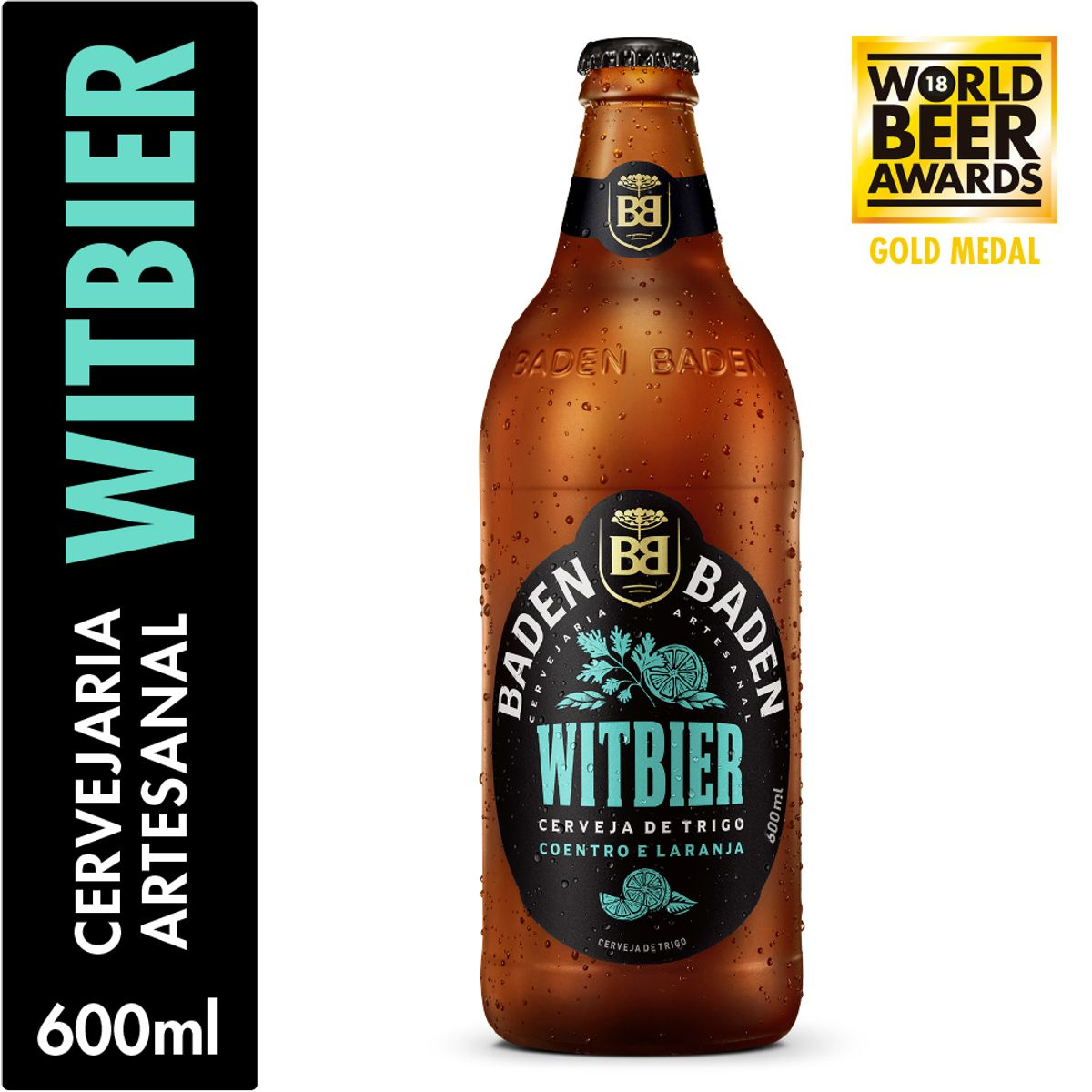 Cerveja Witbier Coentro e Laranja Baden Baden Garrafa 600ml