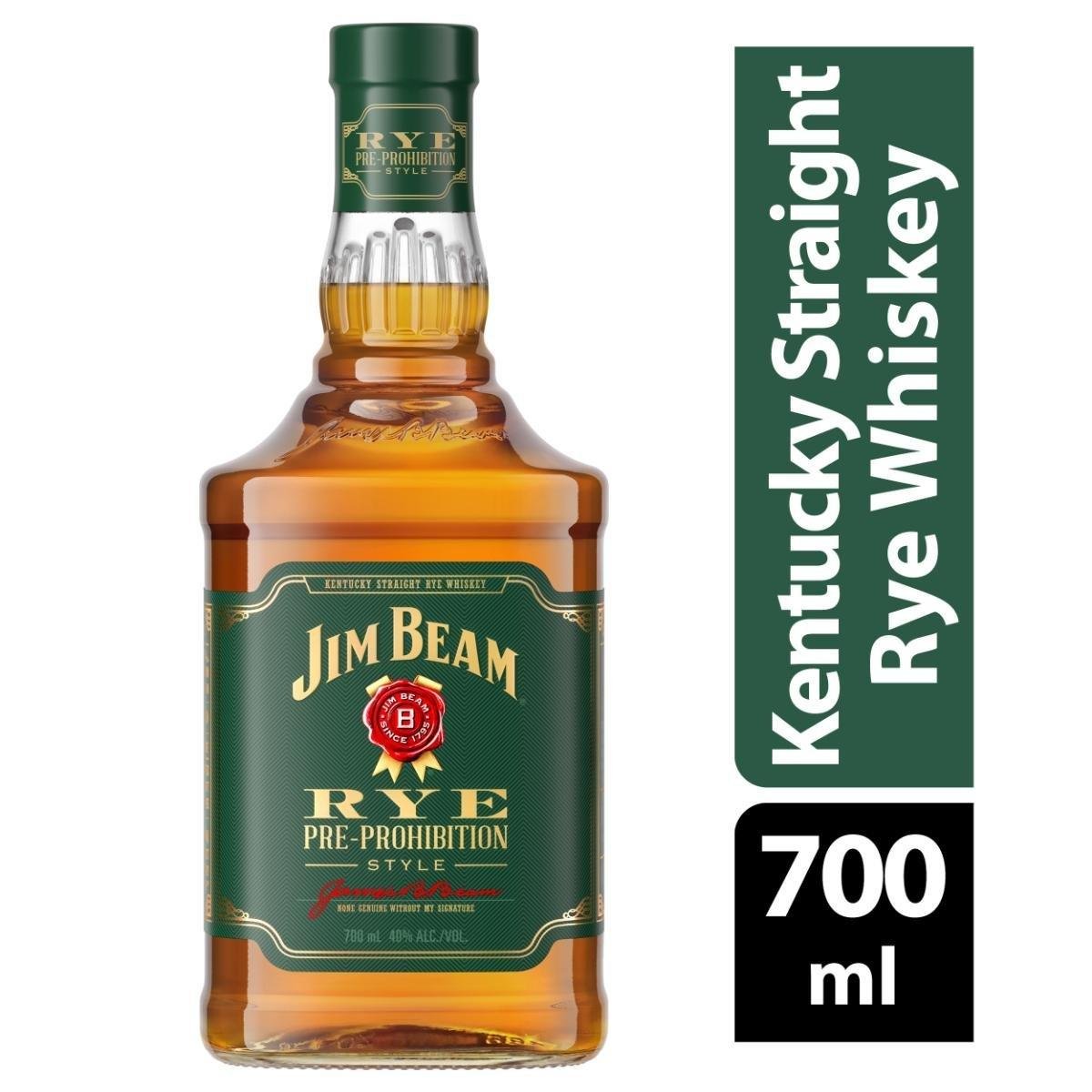 Whiskey Bourbon Americano Jim Beam Rye 700ml