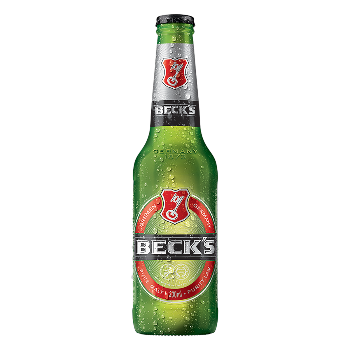 Cerveja German Lager Puro Malte Becks Garrafa 330ml